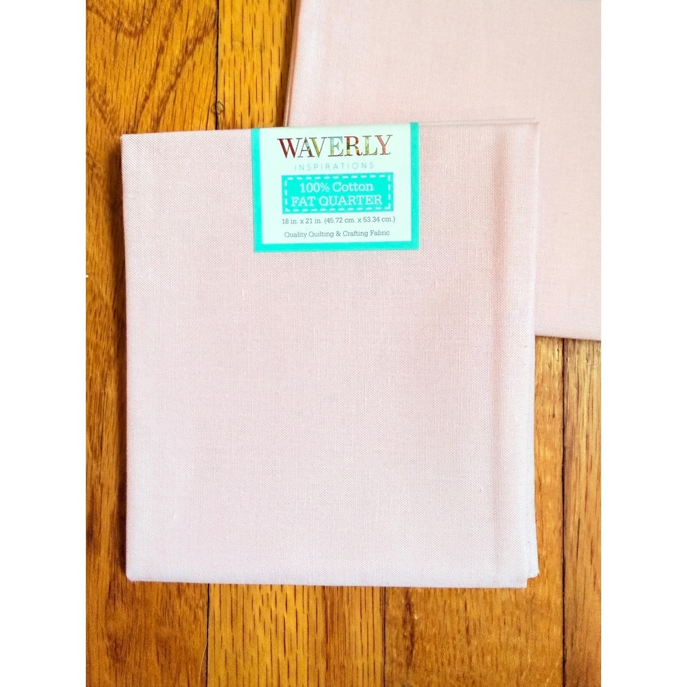 Waverly Inspirations 100% Cotton Fat Quarter Blush Pink Quilting Fabric 18x21